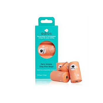 Compostable Poo Bag wH Pink (60bag)