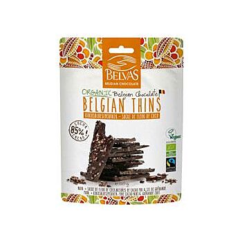 Belvas - Belgian Thins Dark 85% Coco (120g)