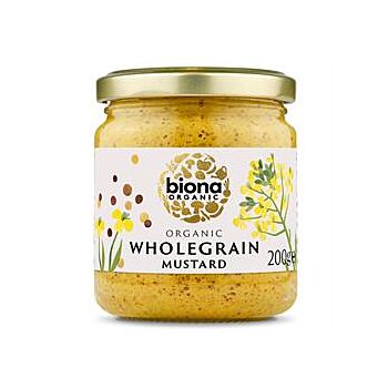 Biona - Wholegrain Mustard Organic (200g)