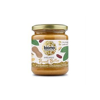 Biona - Peanut Butter Crunchy No Salt (250g)