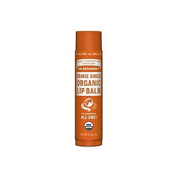 Dr Bronner - Lip Balm Orange Ginger (4g)