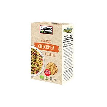Explore Cuisine - Organic Chickpea Fusilli (250g)