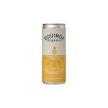 Equinox Kombucha - Pineapple Mango Kombucha Can (250ml)