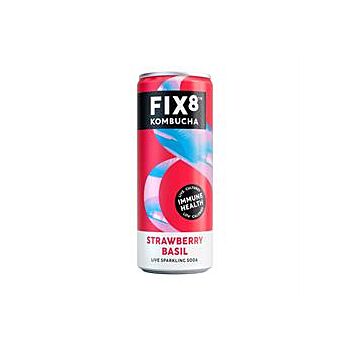 Fix8 Kombucha - Fix8 Strawberry Basil Kombucha (250ml)