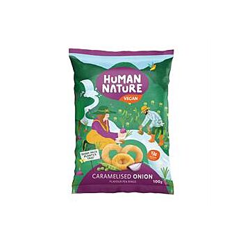 Human Nature - Caramelised Onion Pea Rings (100g)