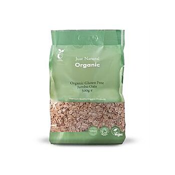 Just Natural Gluten Free - Org GF Jumbo Oats (500g)