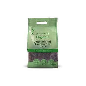 Just Natural Organic - Org Juice Infused Cranberries (125g)