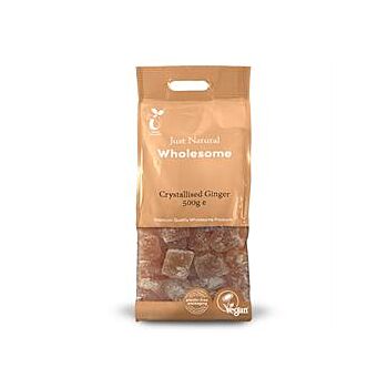 Just Natural Wholesome - Crystallised Ginger (500g)