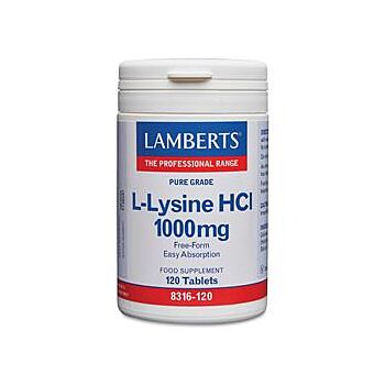 L-Lysine 1000mg (120 tablet)
