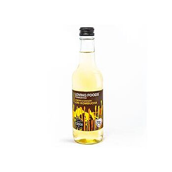 Loving Foods - Lemon & Ginger Jun-Kombucha (330ml)