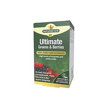 Natures Aid - Ultimate Greens & Berries (60 capsule)