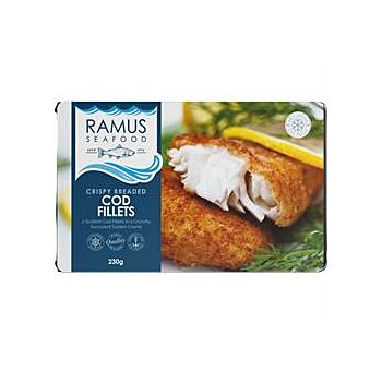 Breaded Crunchy Cod Fillets (240g)