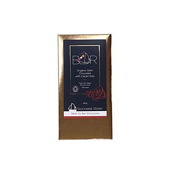 Dark Nibs Organic Choc Bar (80g)