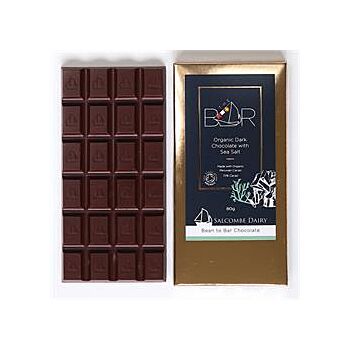 Dark Seasalt Organic Choc Bar (80g)