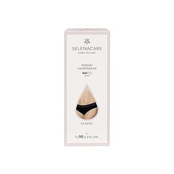 Selenacare - Menstrual Undies ClasBlack M (1 box)