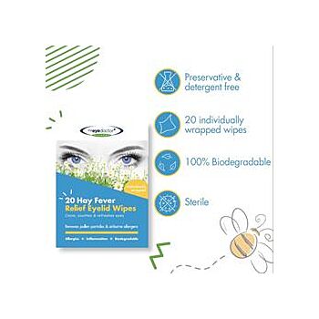 Allergy Relief Eyelid Wipes 20 (20wipes)