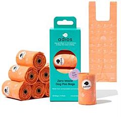 Compostable Poo bag wH Pink (120bag)