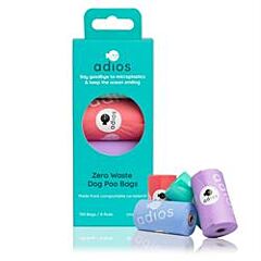 Compostable Poo Bag Rainbow (60bag)