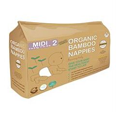 Organic Bamboo Nappies Size 2 (30pieces)