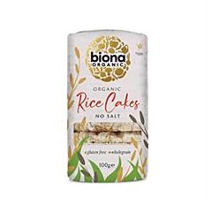 Org No Salt Rice Cakes (100g)