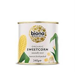 Organic Sweetcorn (340g)