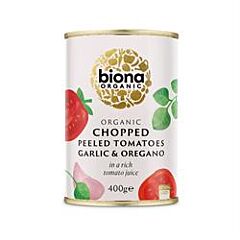 Chopped Toms Garlic&Oregano (400g)