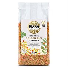 Org Golden Rice & Lentils (250g)