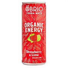 Organic Energy Strawberry Lime (250ml)