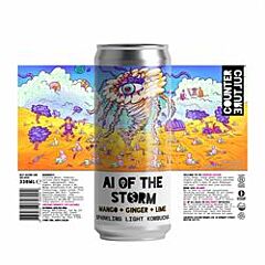 Mango + Ginger + Lime Kombucha (330ml)