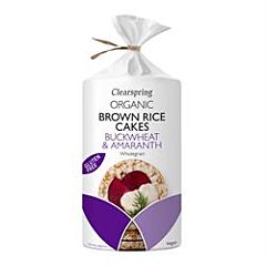Brown Rice Cakes Buckwheat (120g)