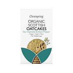 Org Oatcakes Sea Veg + Blk Pep (200g)