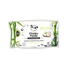Bamboo Facial Wipes Coconut (25wipes)