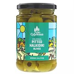 Pitted Green Halkidiki Olives (315g)