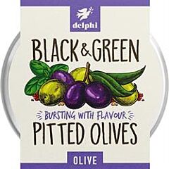 Black & Green Pitted Olives (160g)