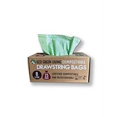 8L Drawstring Bin Liner (25bag)