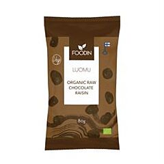 Foodin Raw choc raisin (80g)