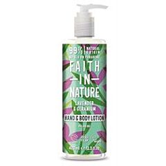 Lavender & Geranium Lotion (400ml)