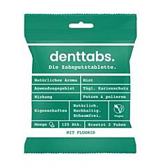 Denttabs Toothtablets - Mint (125pieces)