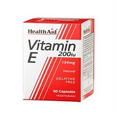 Vitamin E 200iu Natural (60vegicaps)