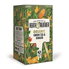 Organic Green Tea & Ginger (20bag)