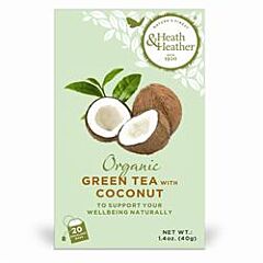 Organic Green Tea & Coconut (20bag)