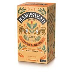 Organic Lemon & Ginger Tea (20bag)