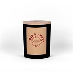 Rose & Amber Black Candle (1unit)