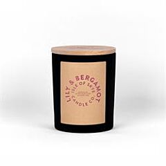 Lily & Bergamot Black Candle (1unit)