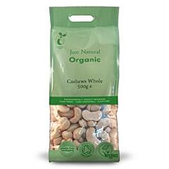 Org Cashews Whole (500g)