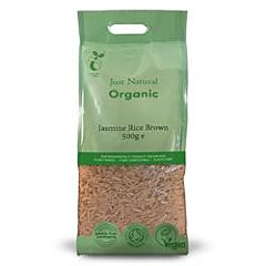 Org Jasmine Rice Brown (500g)