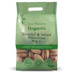 Org Roast & Salt Pistachios (80g)