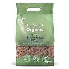Org Hemp Seeds Hulled (250g)
