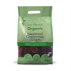 Org Sweetened Cranberries (125g)