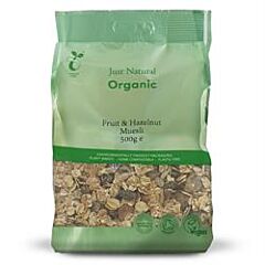 Org Fruit & Hazelnut Muesli (500g)